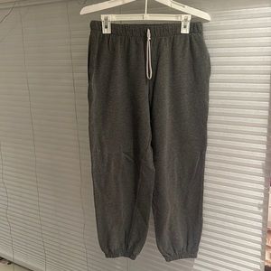 Grey sweatpants